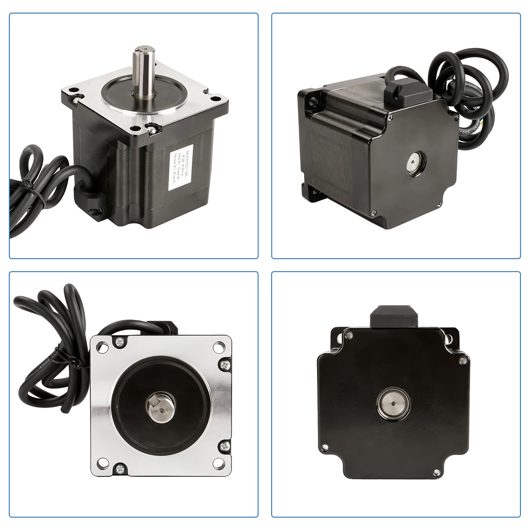 Amazon.com: NEMA 34 Stepper Motor 86x80MM 4.2A 4.3Nm for, Anycubic